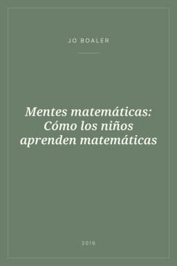 Portada de Mentes matemáticas: Cómo los niños aprenden matemáticas