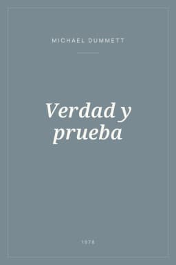 Portada de Verdad y prueba