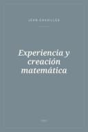 Portada de Experiencia y creación matemática