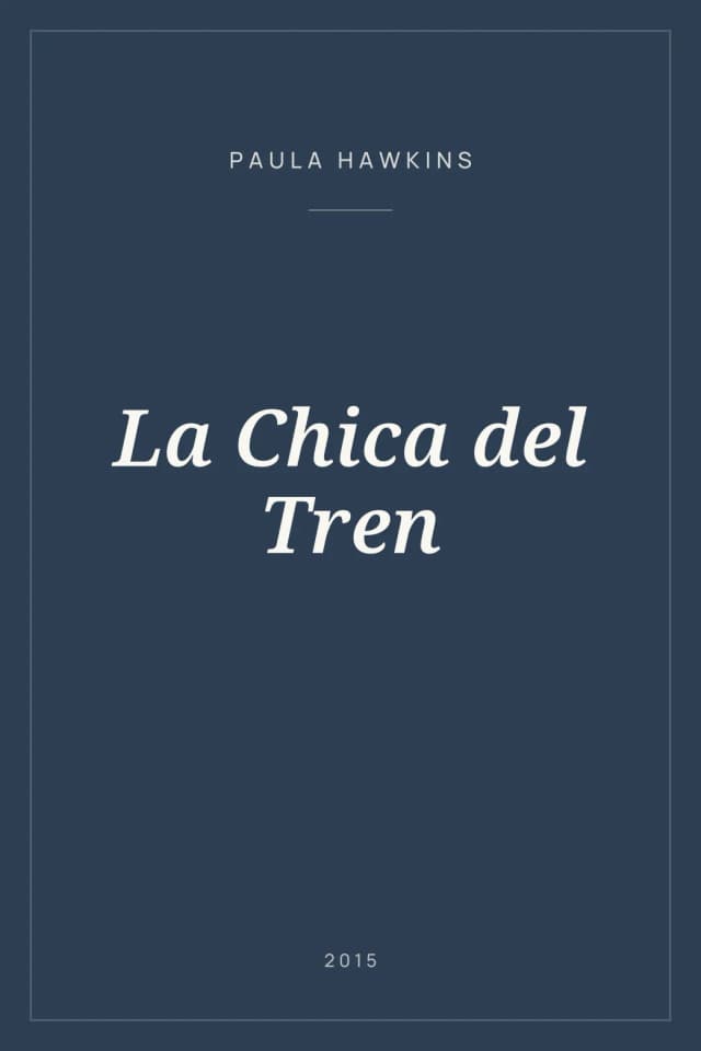 Portada de La Chica del Tren