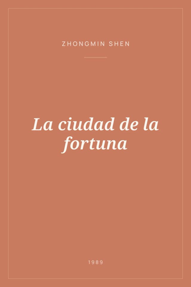 Portada de La ciudad de la fortuna