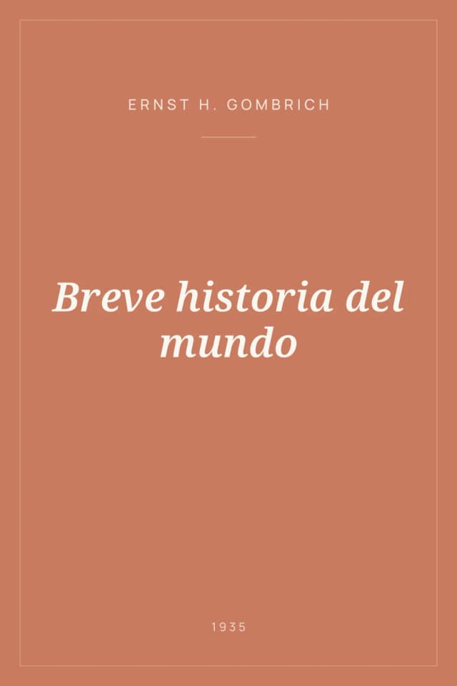 Portada de Breve historia del mundo