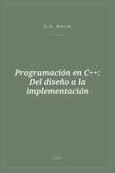 Portada de Programación en C++: Del diseño a la implementación