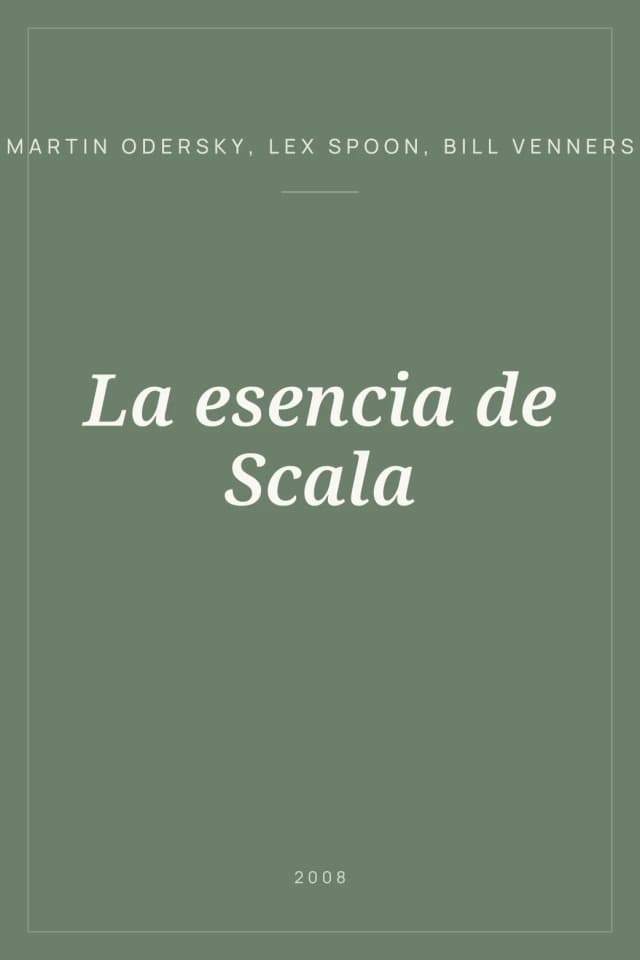 Portada de La esencia de Scala