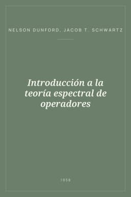 Portada de Introducción a la teoría espectral de operadores