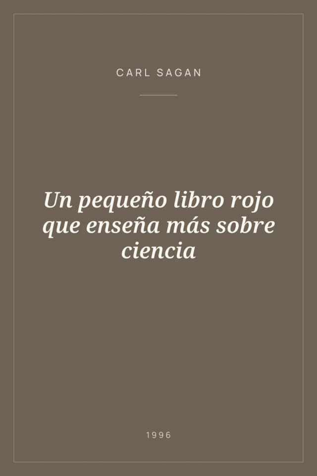 Portada de Un pequeño libro rojo que enseña más sobre ciencia