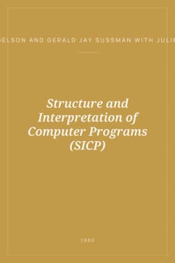 Portada de Structure and Interpretation of Computer Programs (SICP)