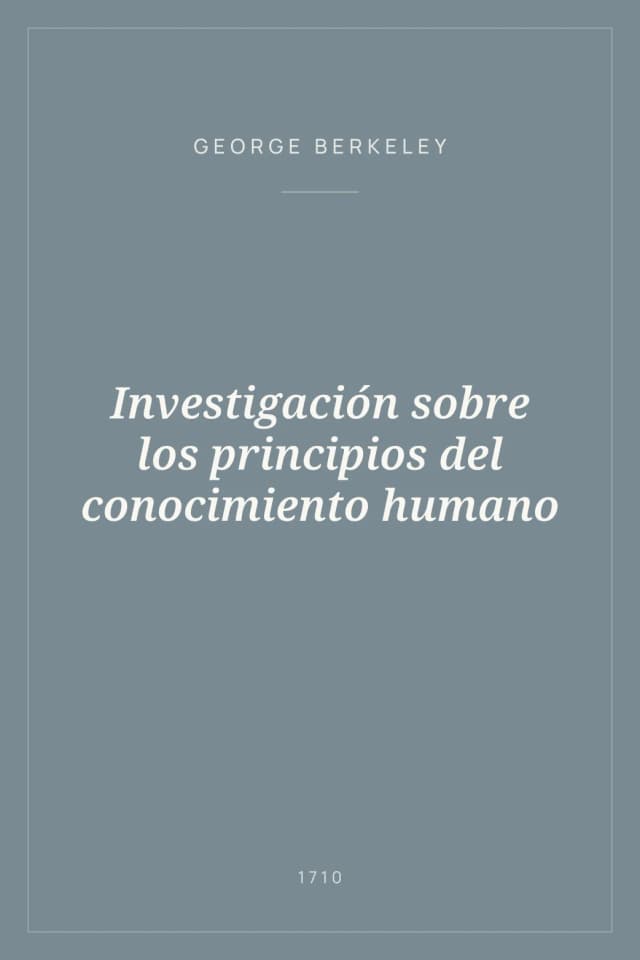 Portada de Investigación sobre los principios del conocimiento humano