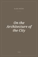 Portada de On the Architecture of the City