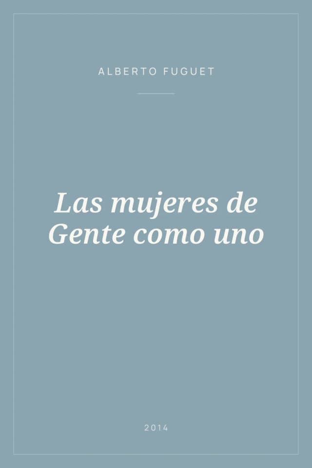 Portada de Las mujeres de Gente como uno