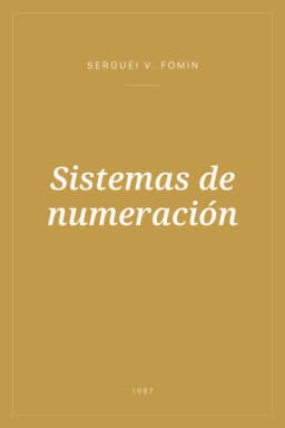 Portada de Sistemas de numeración