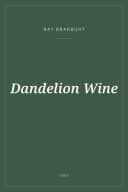 Portada de Dandelion Wine