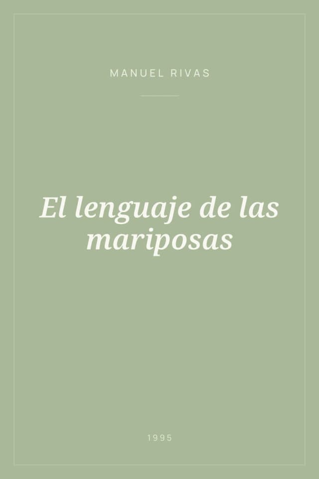 Portada de El lenguaje de las mariposas