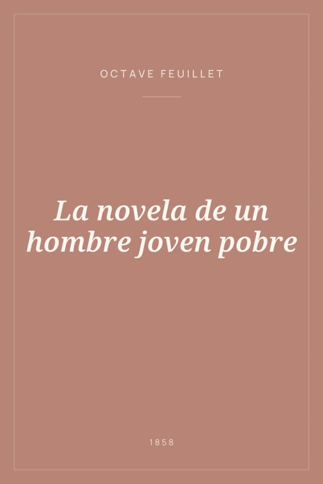 Portada de La novela de un hombre joven pobre