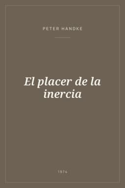 Portada de El placer de la inercia