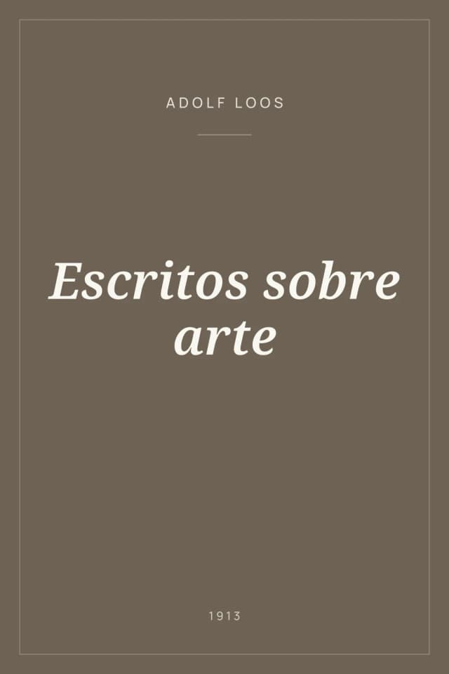 Portada de Escritos sobre arte