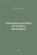 Portada de Funciones especiales de la física matemática