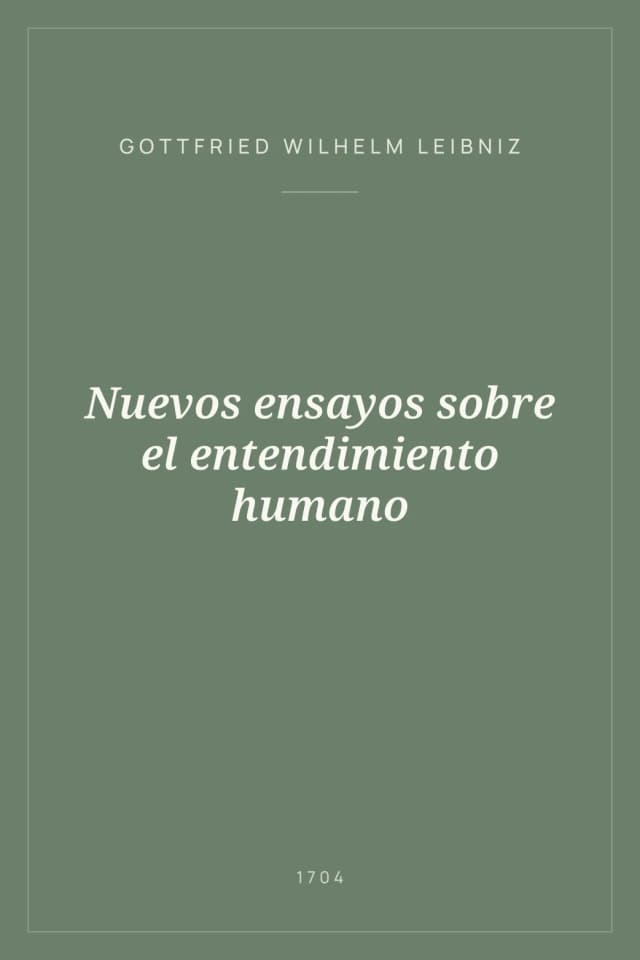 Portada de Nuevos ensayos sobre el entendimiento humano