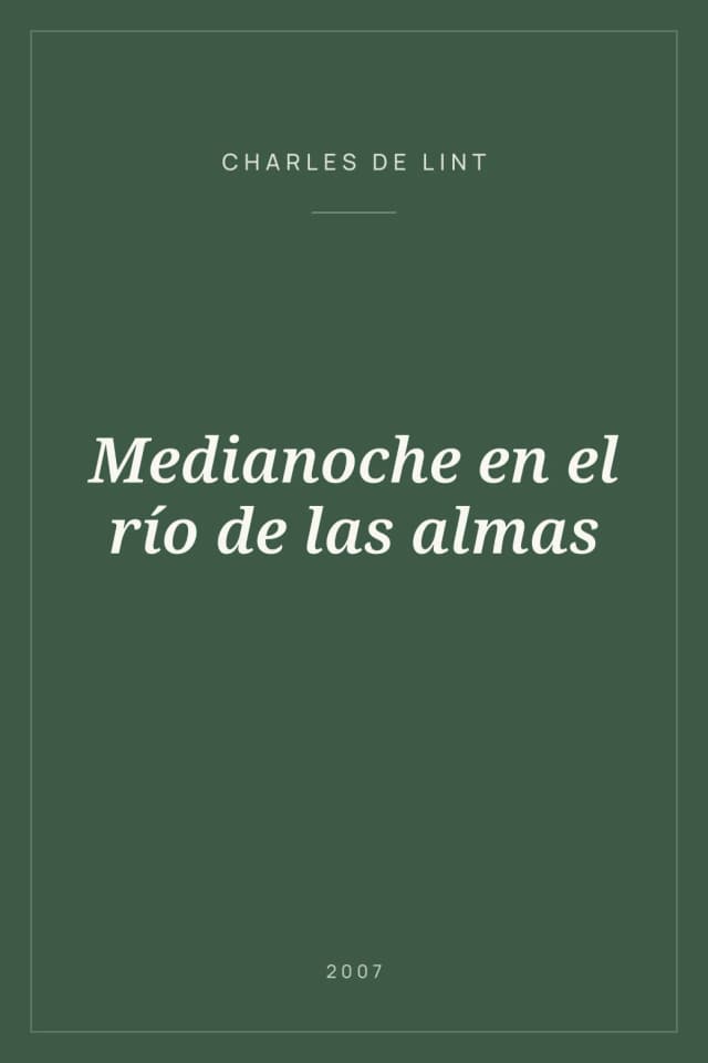 Portada de Medianoche en el río de las almas