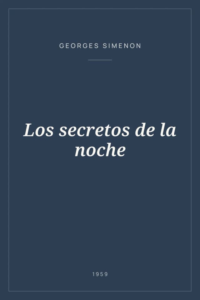 Portada de Los secretos de la noche