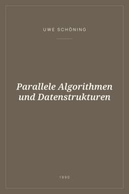 Portada de Parallele Algorithmen und Datenstrukturen