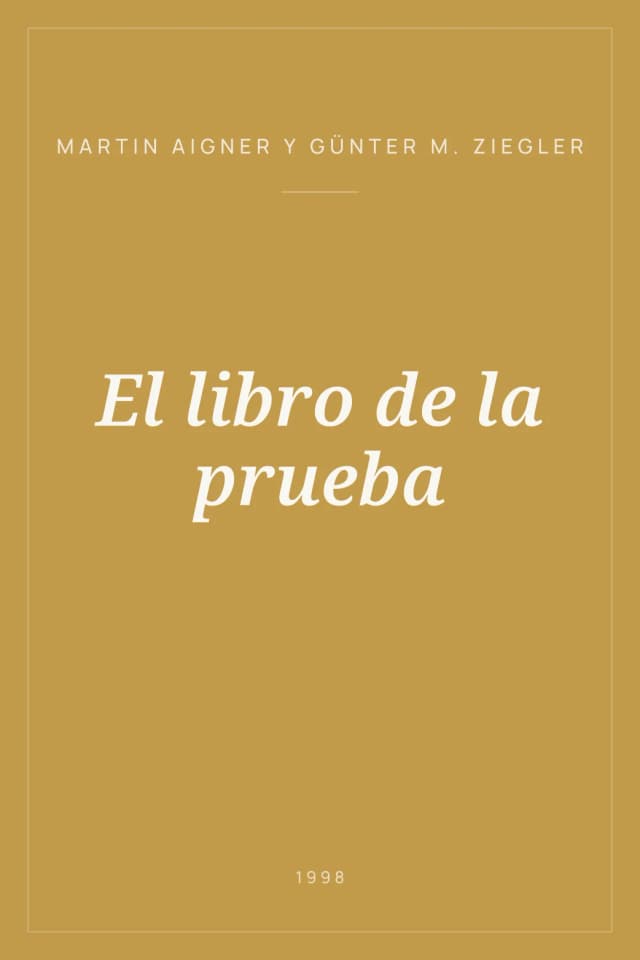 Portada de El libro de la prueba