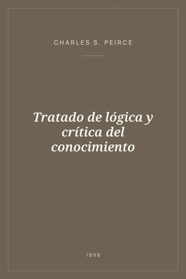 Portada de Tratado de lógica y crítica del conocimiento