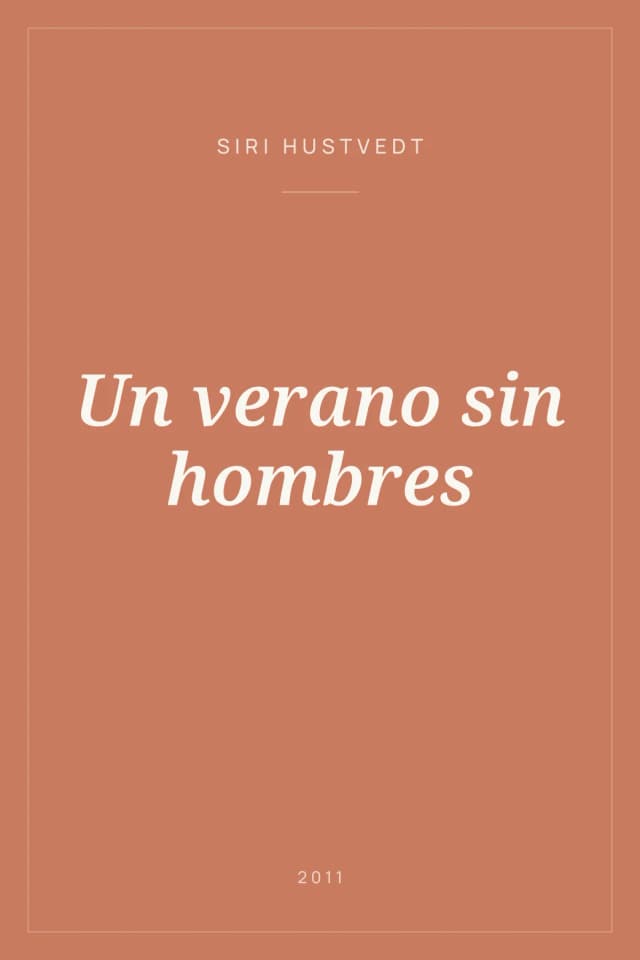 Portada de Un verano sin hombres