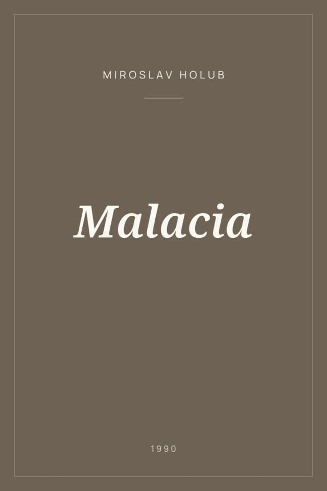 Portada de Malacia
