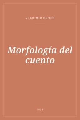 Portada de Morfología del cuento