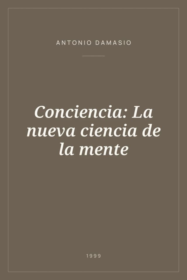 Portada de Conciencia: La nueva ciencia de la mente