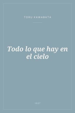 Portada de Todo lo que hay en el cielo