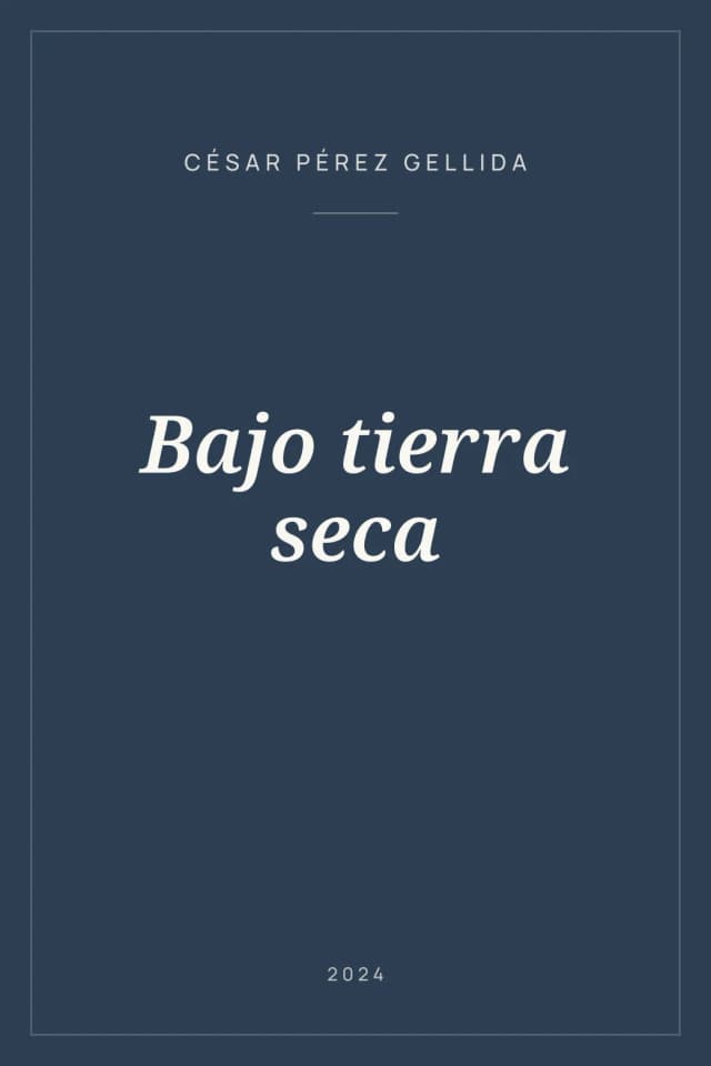Portada de Bajo tierra seca