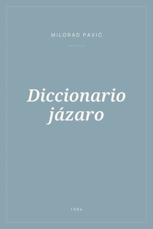 Portada de Diccionario jázaro