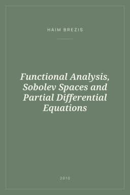 Portada de Functional Analysis, Sobolev Spaces and Partial Differential Equations
