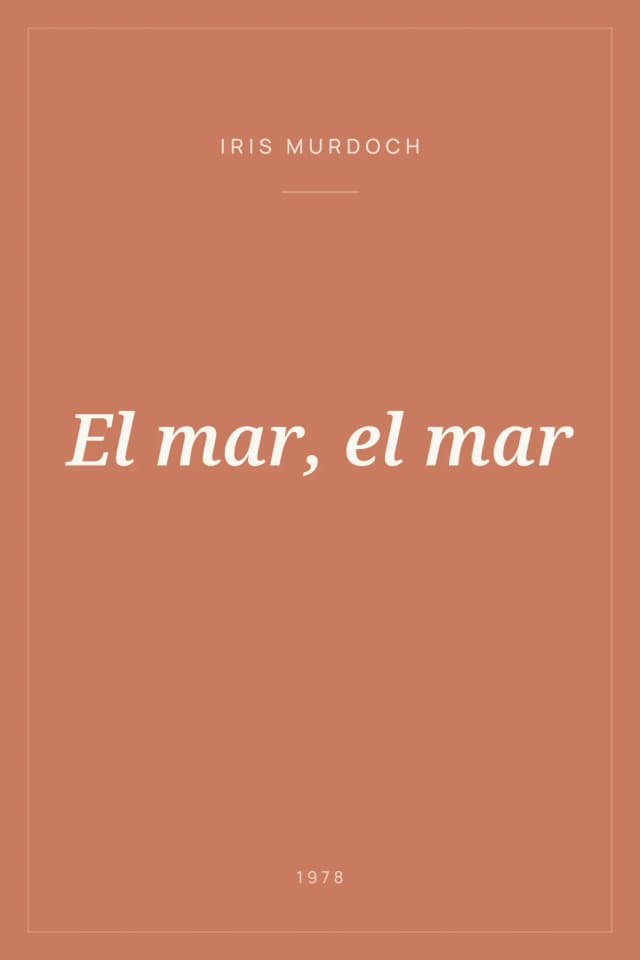 Portada de El mar, el mar