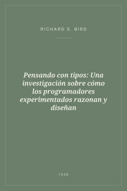 Portada de Pensando con tipos: Una investigación sobre cómo los programadores experimentados razonan y diseñan