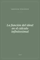 Portada de La función del ideal en el cálculo infinitesimal