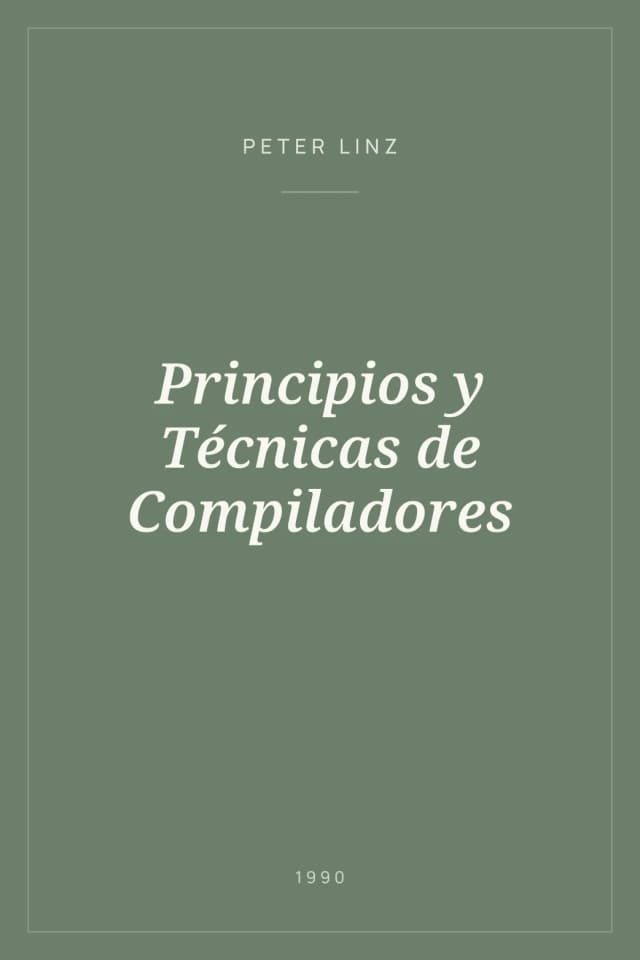 Portada de Principios y Técnicas de Compiladores