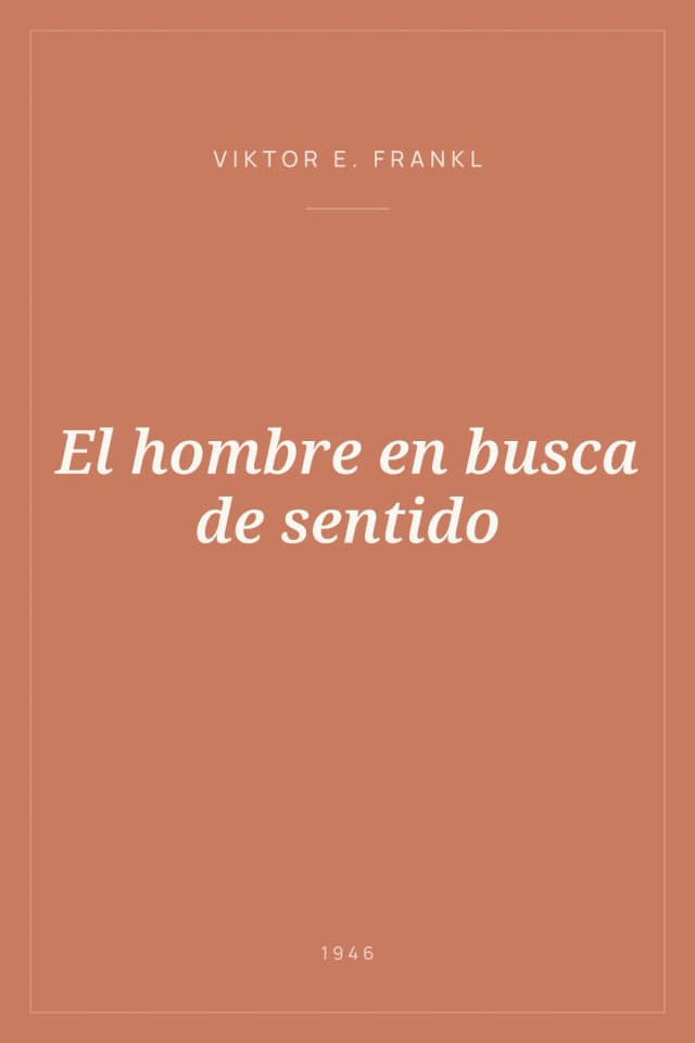 Portada de El hombre en busca de sentido