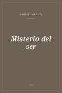 Portada de Misterio del ser