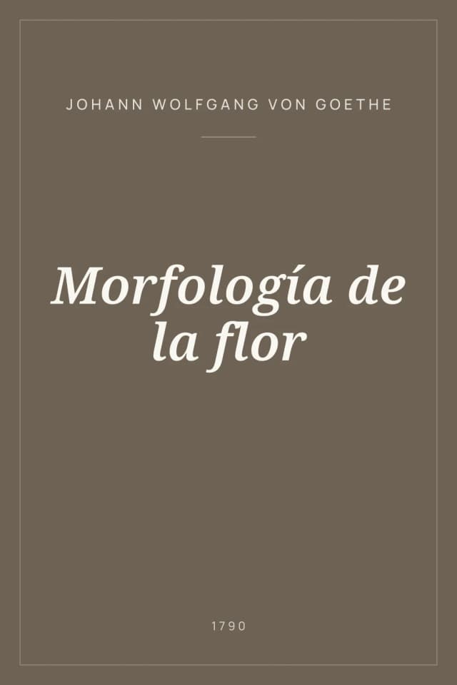 Portada de Morfología de la flor
