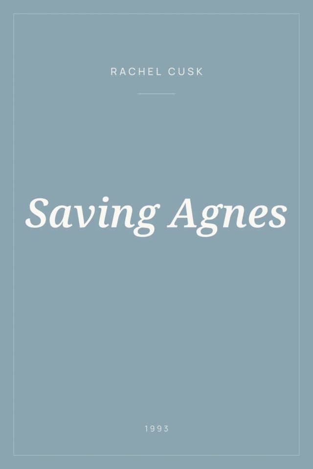 Portada de Saving Agnes