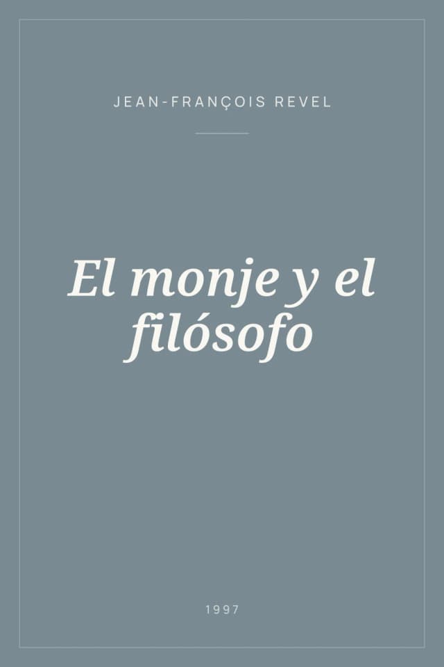 Portada de El monje y el filósofo