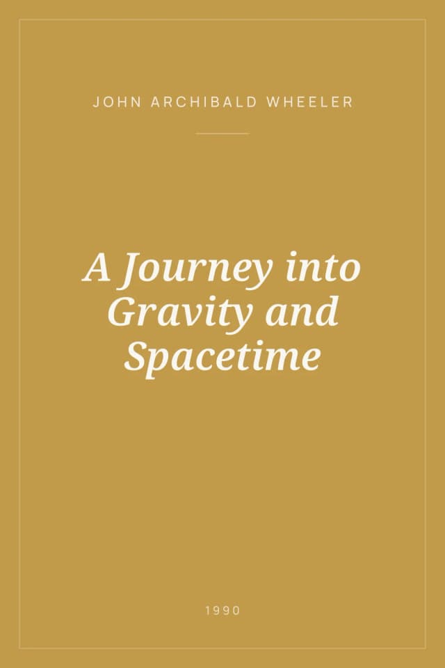 Portada de A Journey into Gravity and Spacetime