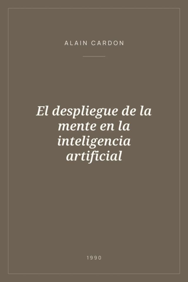 Portada de El despliegue de la mente en la inteligencia artificial