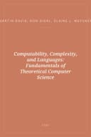 Portada de Computability, Complexity, and Languages: Fundamentals of Theoretical Computer Science