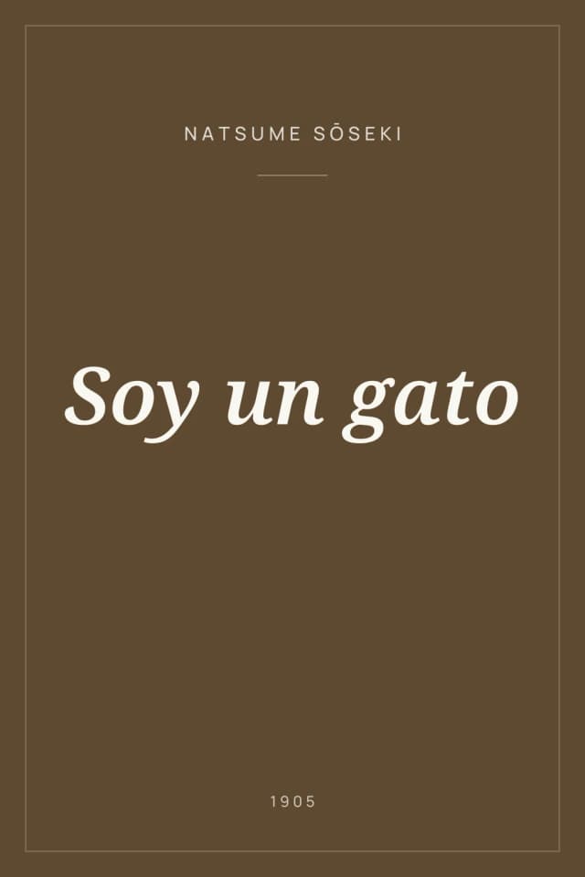 Portada de Soy un gato