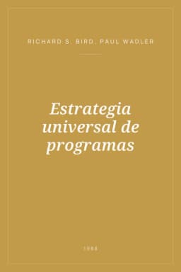 Portada de Estrategia universal de programas
