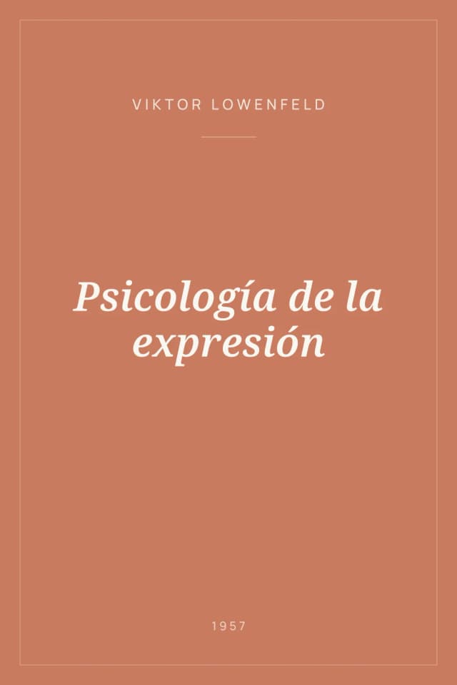 Portada de Psicología de la expresión